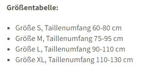 Größentabelle C370500000