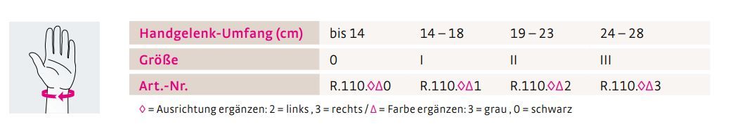 Größentabelle C525249000